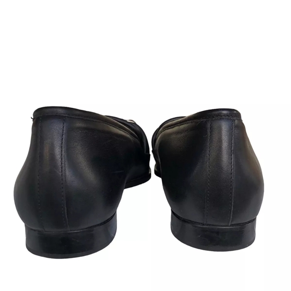 anine bing selma loafer 40 black with gold hardware - Picture 10 of 12